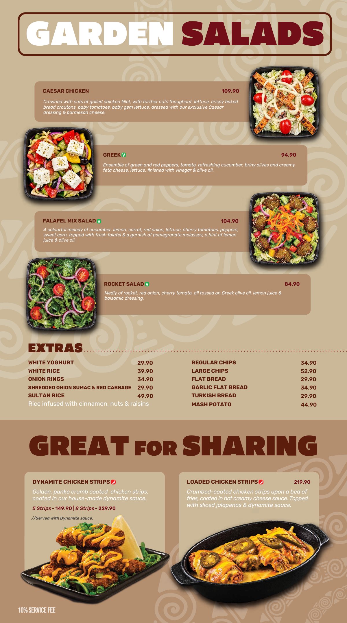 Ala Turkish menu, page 2 of 16