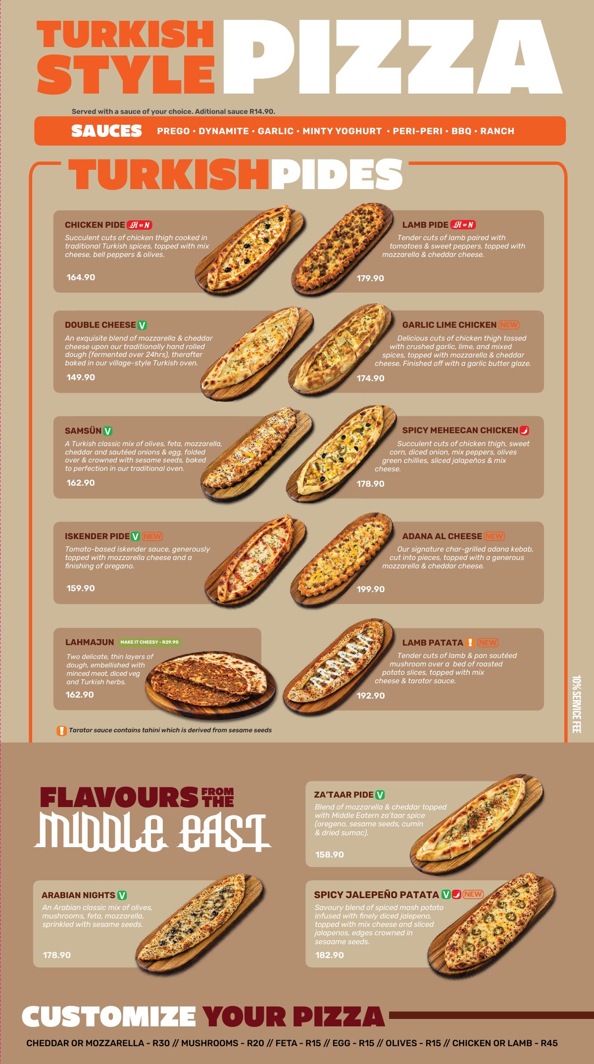 Ala Turkish menu, page 9 of 16