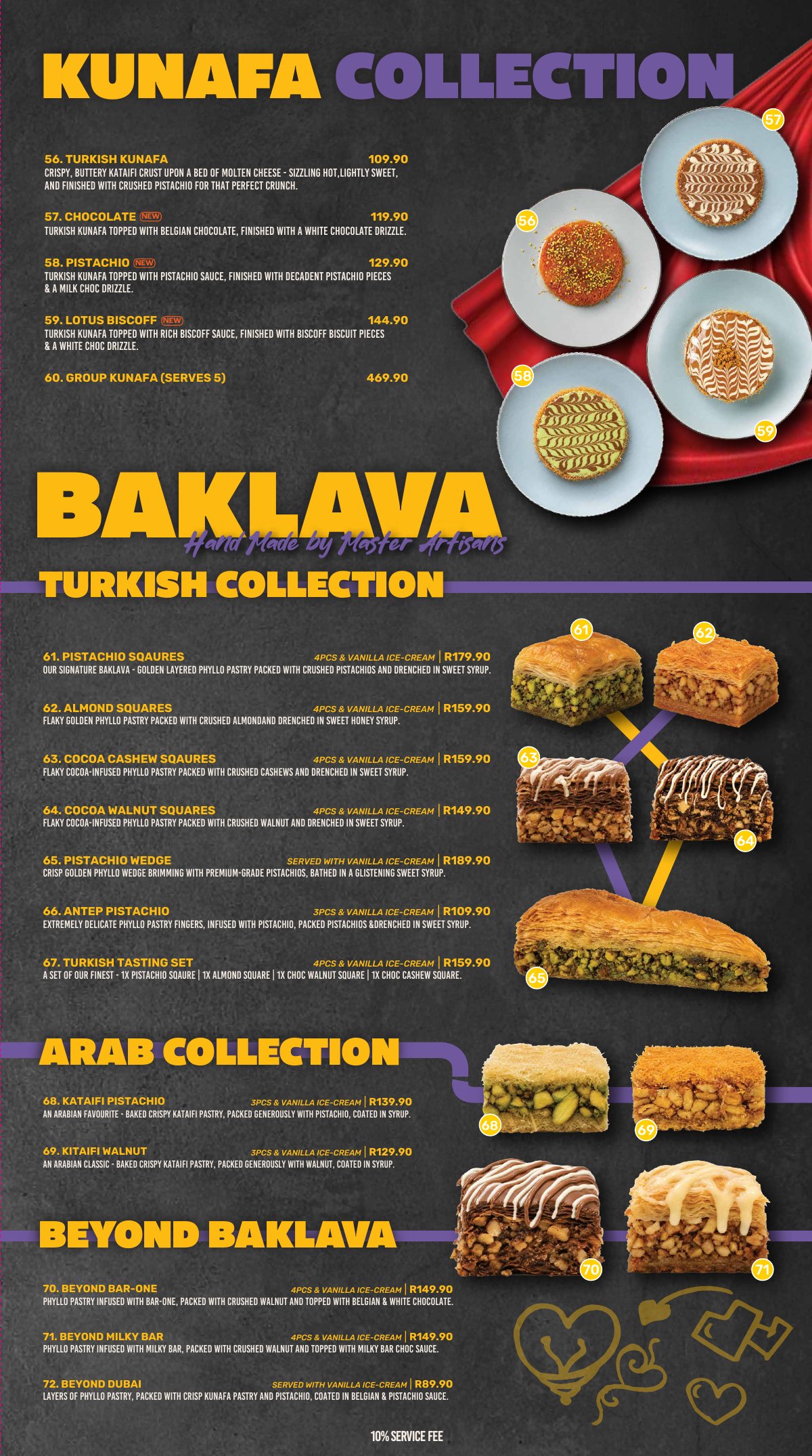 Ala Turkish menu, page 15 of 16